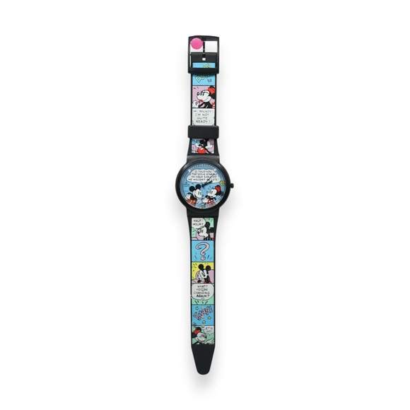LORUS Quartz Vintage Clock Watch Antique Mickey Mouse‎ Disney Carttons